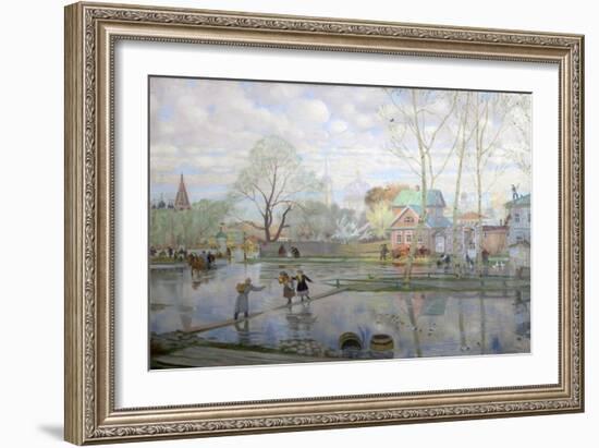 Spring, 1921-Boris Michaylovich Kustodiev-Framed Giclee Print