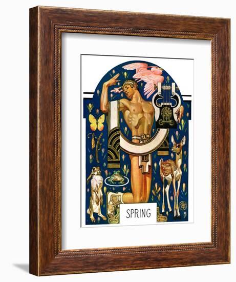 "Spring 1929,"March 30, 1929-Joseph Christian Leyendecker-Framed Giclee Print