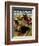 "Spring 1942," Saturday Evening Post Cover, April 18, 1942-Grant Wood-Framed Giclee Print