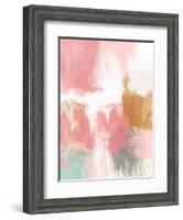 Spring Abstract II-Linda Woods-Framed Art Print