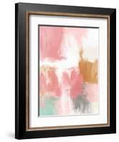 Spring Abstract II-Linda Woods-Framed Art Print