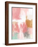 Spring Abstract II-Linda Woods-Framed Art Print