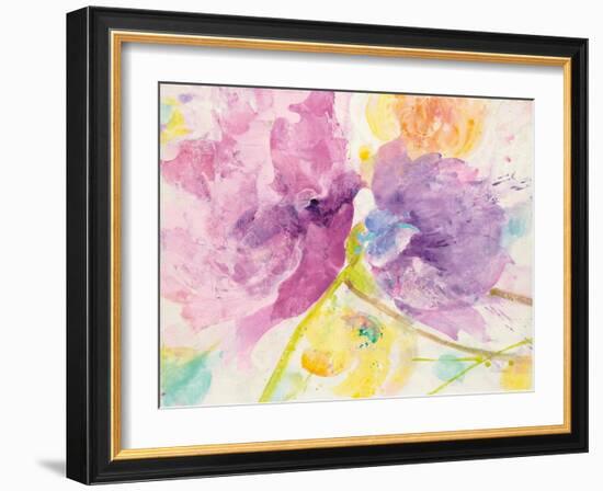 Spring Abstracts Florals I Crop-Albena Hristova-Framed Art Print