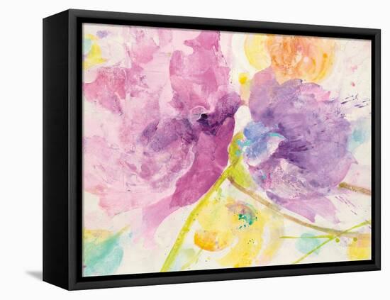 Spring Abstracts Florals I Crop-Albena Hristova-Framed Stretched Canvas