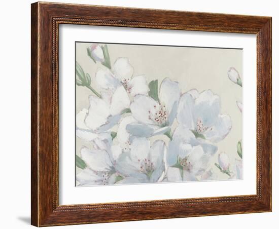 Spring Apple Blossoms Neutral-James Wiens-Framed Art Print