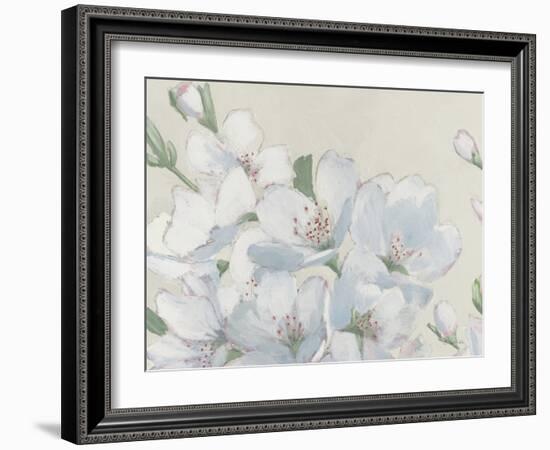 Spring Apple Blossoms Neutral-James Wiens-Framed Art Print