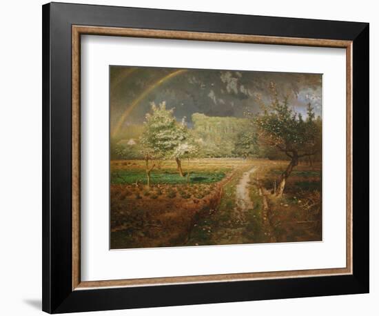 Spring at Barbizon, 1868-73-Jean-Fran?ois Millet-Framed Giclee Print