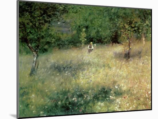 Spring at Chatou, circa 1872-5-Pierre-Auguste Renoir-Mounted Giclee Print