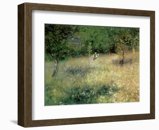 Spring at Chatou, circa 1872-5-Pierre-Auguste Renoir-Framed Giclee Print