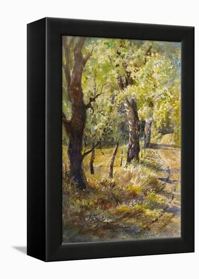 Spring at Dogtown-LaVere Hutchings-Framed Premier Image Canvas