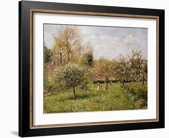 Spring at Eragny; Printemps a Eragny, 1900-Camille Pissarro-Framed Giclee Print