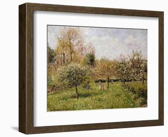 Spring at Eragny; Printemps a Eragny, 1900-Camille Pissarro-Framed Giclee Print