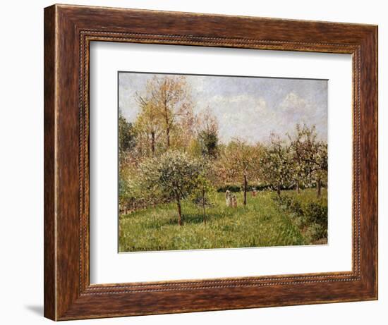 Spring at Eragny; Printemps a Eragny, 1900-Camille Pissarro-Framed Giclee Print