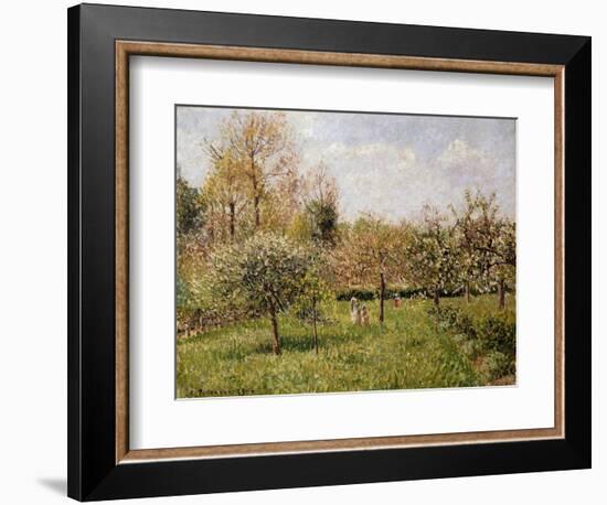 Spring at Eragny; Printemps a Eragny, 1900-Camille Pissarro-Framed Giclee Print