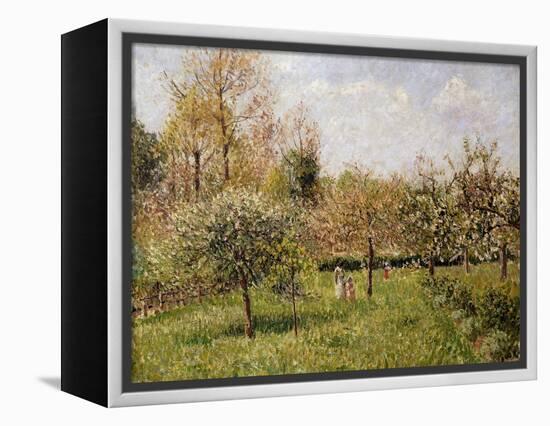 Spring at Eragny-Camille Pissarro-Framed Premier Image Canvas