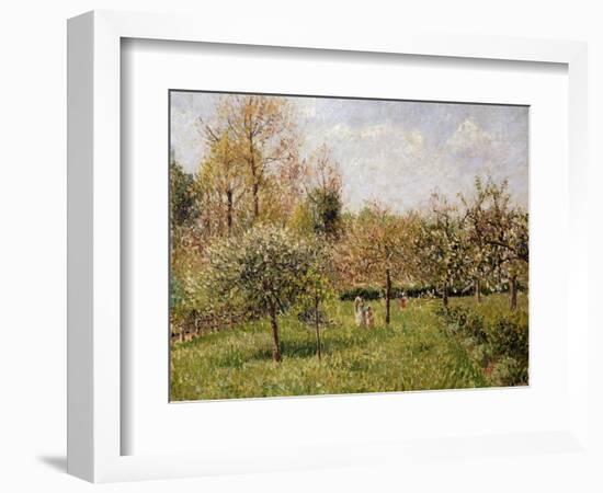 Spring at Eragny-Camille Pissarro-Framed Giclee Print