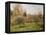 Spring at Eragny-Camille Pissarro-Framed Premier Image Canvas