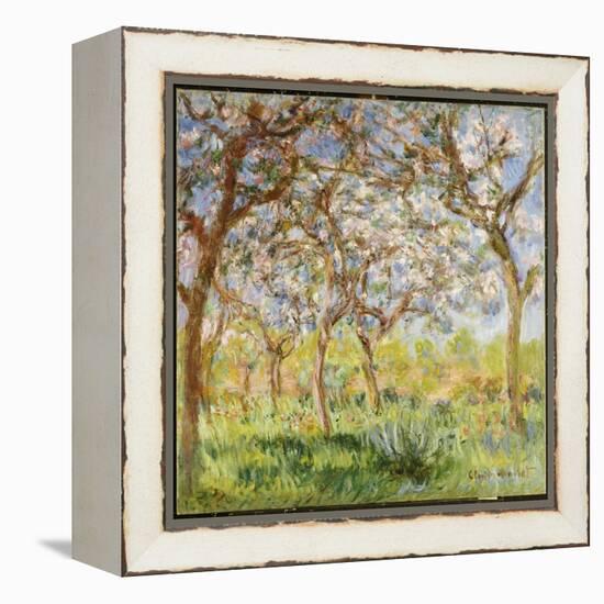 Spring at Giverny-Claude Monet-Framed Premier Image Canvas