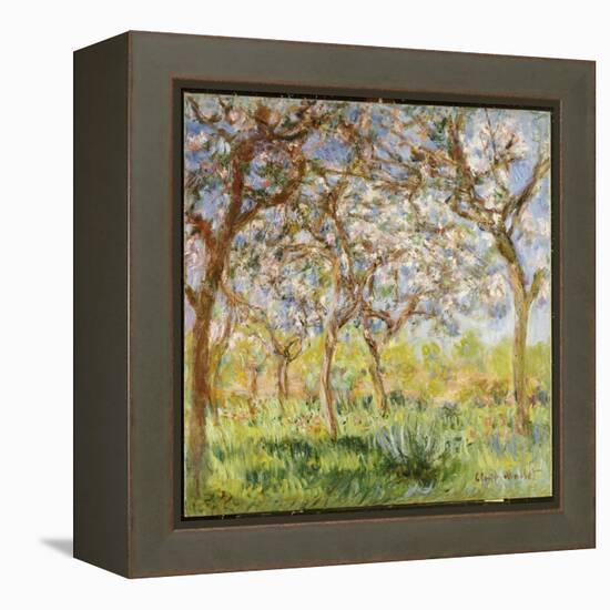 Spring at Giverny-Claude Monet-Framed Premier Image Canvas