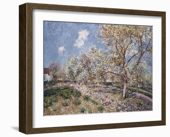 Spring at Veneux, 1880-Alfred Sisley-Framed Giclee Print