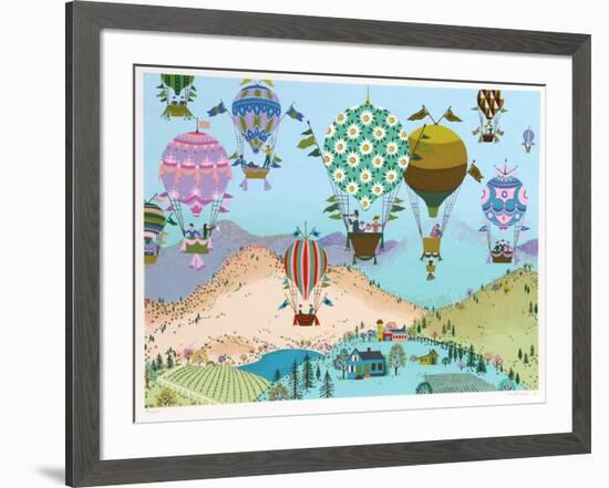 Spring Balloons-Jack Hofflander-Framed Collectable Print