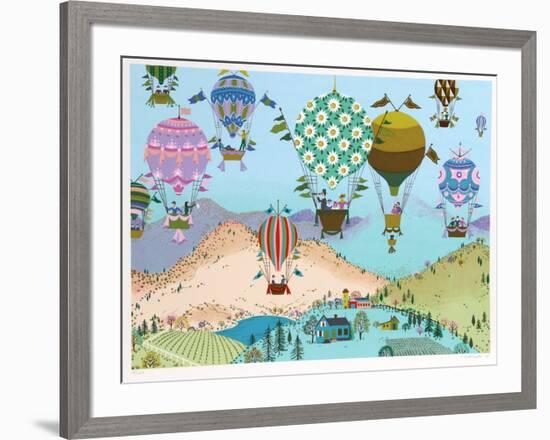 Spring Balloons-Jack Hofflander-Framed Collectable Print