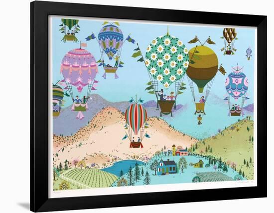 Spring Balloons-Jack Hofflander-Framed Collectable Print