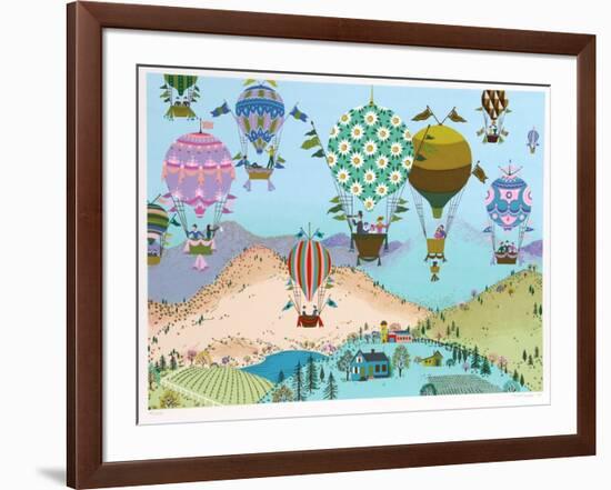 Spring Balloons-Jack Hofflander-Framed Collectable Print