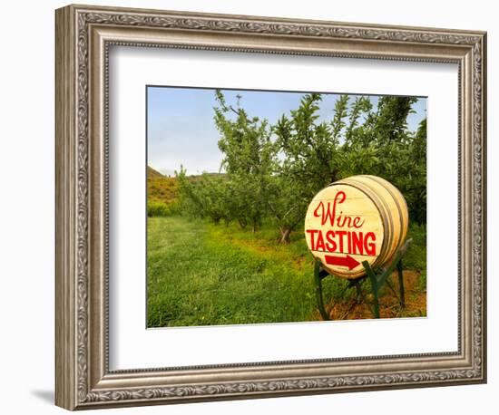 Spring Barrel Tasting, Lake Chelan, Washington, USA-Richard Duval-Framed Photographic Print