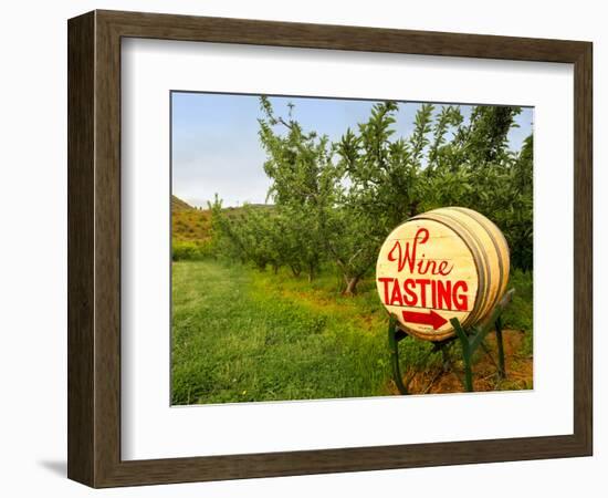 Spring Barrel Tasting, Lake Chelan, Washington, USA-Richard Duval-Framed Photographic Print