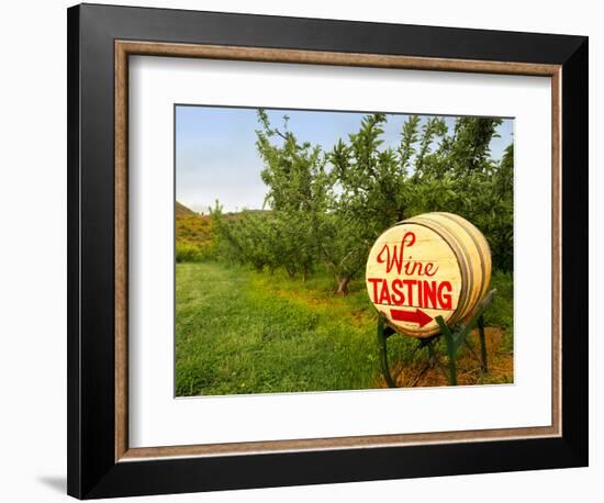 Spring Barrel Tasting, Lake Chelan, Washington, USA-Richard Duval-Framed Photographic Print