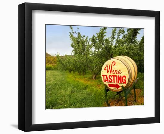 Spring Barrel Tasting, Lake Chelan, Washington, USA-Richard Duval-Framed Photographic Print