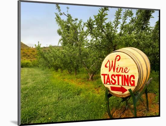 Spring Barrel Tasting, Lake Chelan, Washington, USA-Richard Duval-Mounted Photographic Print