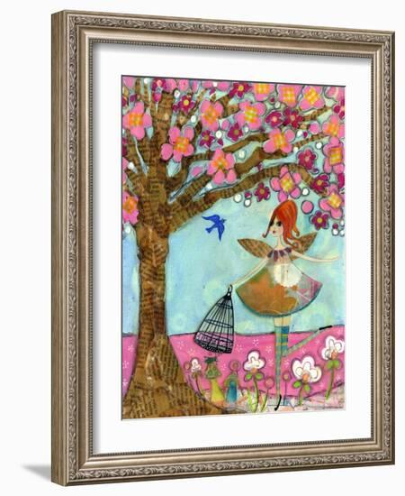 Spring Beginnings Fairy-Wyanne-Framed Giclee Print