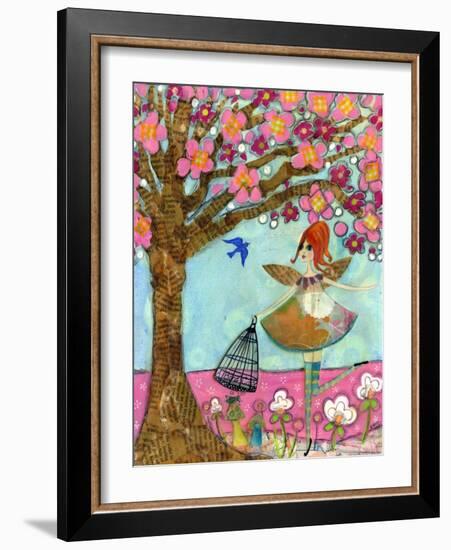 Spring Beginnings Fairy-Wyanne-Framed Giclee Print