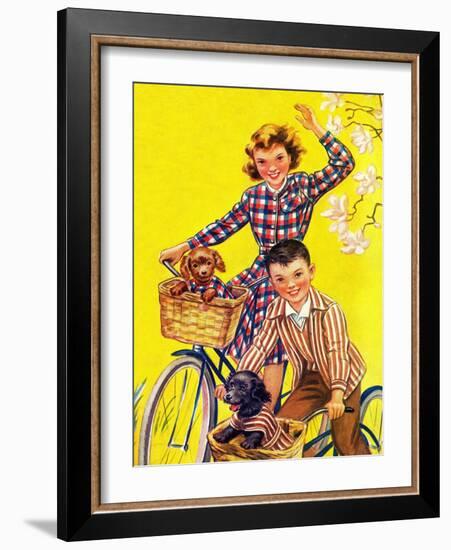 Spring Bike Ride - Child Life-Katherine Wireman-Framed Giclee Print