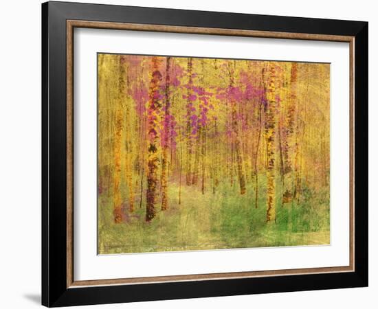 Spring Birch Trees-GI ArtLab-Framed Giclee Print