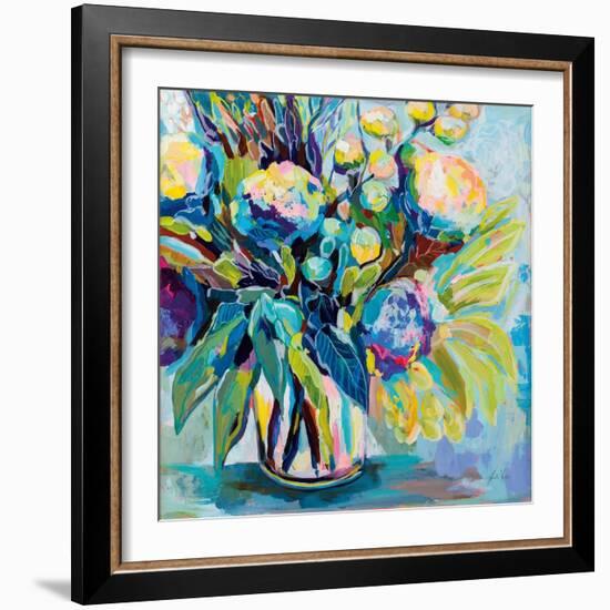 Spring bloom 24x24-Jeanette Vertentes-Framed Art Print