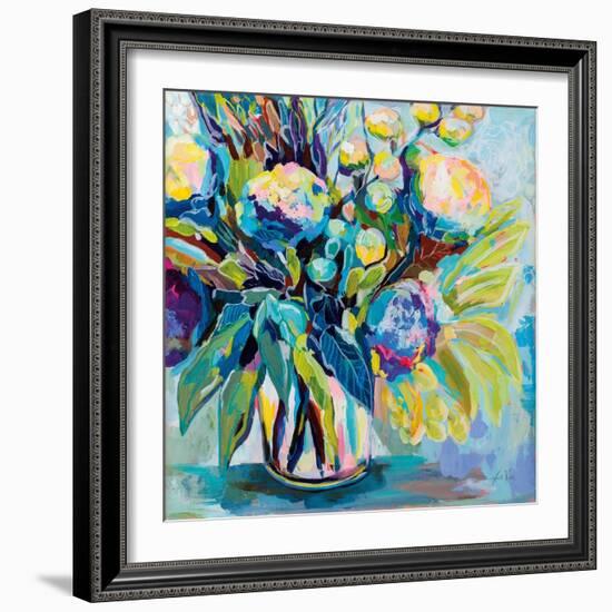 Spring bloom 24x24-Jeanette Vertentes-Framed Art Print