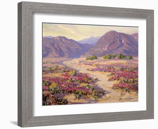 Spring Bloom in the Desert-Benjamin Chambers-Framed Art Print