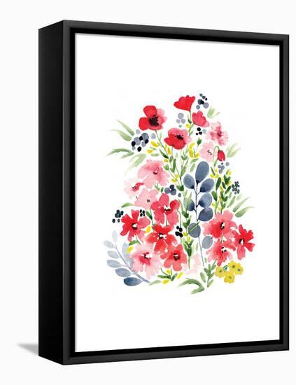 Spring Blooms II-Sara Berrenson-Framed Stretched Canvas