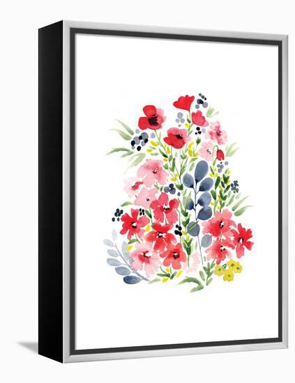 Spring Blooms II-Sara Berrenson-Framed Stretched Canvas