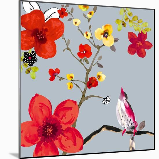 Spring Blossom Birds I-Sandra Jacobs-Mounted Giclee Print