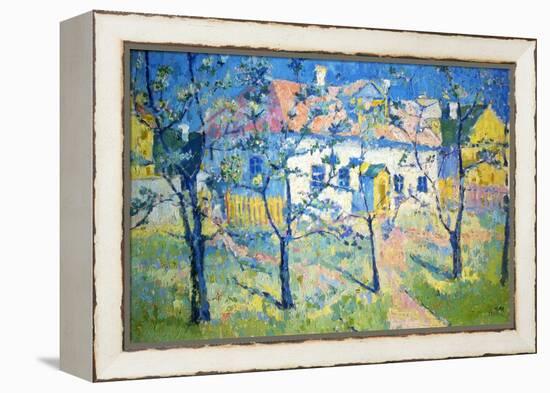 Spring - Blossoming Garden, 1904-Kazimir Malevich-Framed Premier Image Canvas