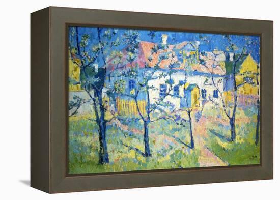 Spring - Blossoming Garden, 1904-Kazimir Malevich-Framed Premier Image Canvas