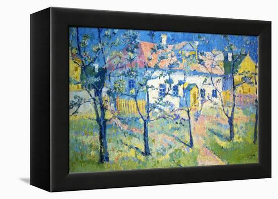 Spring - Blossoming Garden, 1904-Kazimir Malevich-Framed Premier Image Canvas