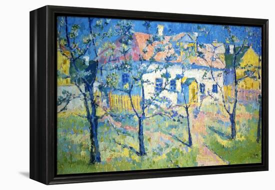 Spring - Blossoming Garden, 1904-Kazimir Malevich-Framed Premier Image Canvas