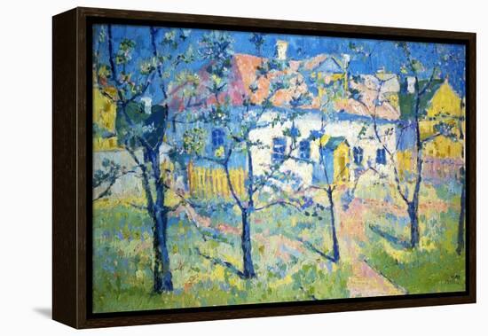 Spring - Blossoming Garden, 1904-Kazimir Malevich-Framed Premier Image Canvas