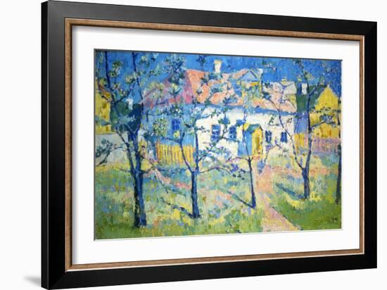 Spring - Blossoming Garden, 1904-Kazimir Malevich-Framed Giclee Print