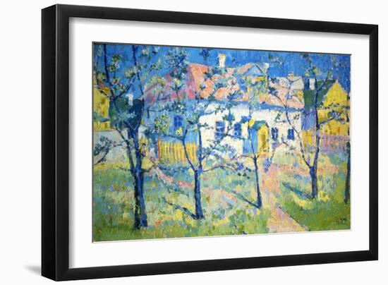 Spring - Blossoming Garden, 1904-Kazimir Malevich-Framed Giclee Print